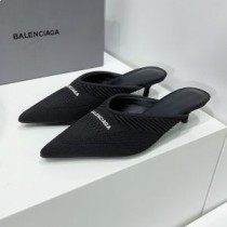 Balenciaga Knife 30MM Mulor Dam Stickad Svart