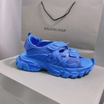 Balenciaga Track Sandaler Unisex gummiblå