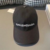 Balenciaga logotyp broderad keps i canvassvart