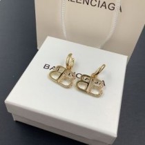 Balenciaga BB 2.0 Rhinestones örhängen i guld