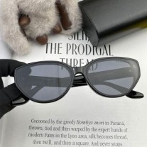 Balenciaga BL6531 occhiali da sole ovali in acetato neri