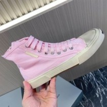 Balenciaga Paris Scarpe da ginnastica alte unisex in tela Rosa