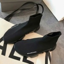 Scarpe da ginnastica Balenciaga Speed unisex in maglia tutte nere