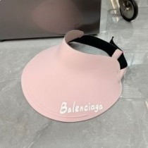 Visiere Logo Balenciaga In Nylon Rosa