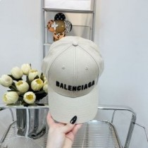 Berretto da baseball classico con logo Balenciaga color albicocca
