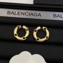 Orecchini a cerchio Balenciaga Solid 2.0 in oro