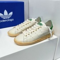Balenciaga X Adidas Stan Smith Scarpe da ginnastica Donna Pelle di agnello Beige