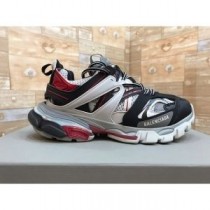 Scarpe da ginnastica Track Balenciaga unisex in pelle e mesh Nero/Grigio
