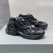 Balenciaga Runner Tênis Unissex Malha Preto