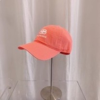 Balenciaga BB Visor Boné Algodão Laranja