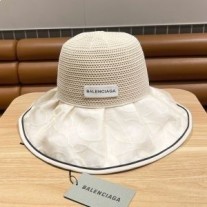 Balenciaga Clássico Logo Bucket Tem Organza em bege