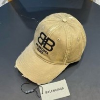 Balenciaga BB Paris baseballkasket Denim i brun