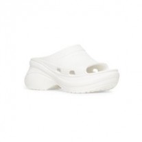 Balenciaga X Crocs Hjemmesko Dame Gummi Hvid