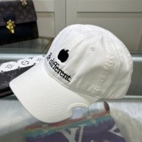 Balenciaga Apple Be Different baseballkasket i hvid