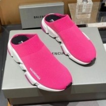 Balenciaga Speed Muldyr Unisex Genbrugsstrik Pink