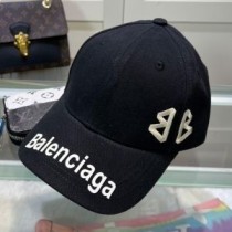 Balenciaga BB Logo baseballkasket bomuld i sort