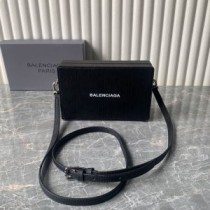 Balenciaga Everyday Box Taske I Læder Sort