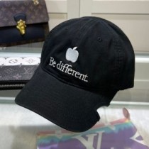 Balenciaga Apple Be Different baseballkasket i sort