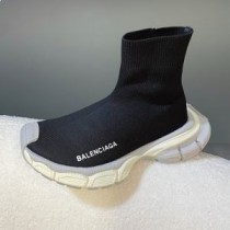 Balenciaga 3XL X Speed Sneakers Unisex Strik Sort/Grå