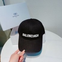 Lógó Balenciaga Embroidered Baseball Caipín In Dubh