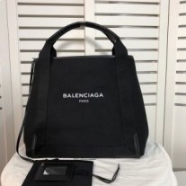 Cabas Meán-Chabhlach Balenciaga Sa Chanbhás Dubh