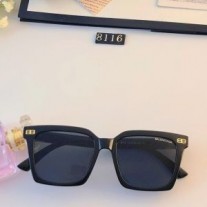 Balenciaga 8116 spéaclaí gréine Aicéatáit Chearnóg Le Lógó BB I Dubh
