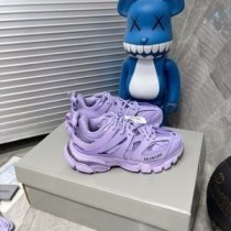 Sneakers Track Balenciaga Leathar Unisex Agus Mogalra Uile Corcra