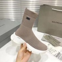 Balenciaga Speed 3.0 Sneakers Unisex Ard Monocolor Knit Taupe