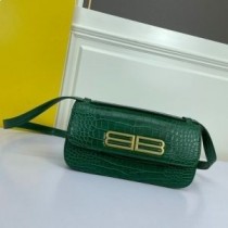 Mála Gossip Meánmhéide Balenciaga I bhFaiche Leathar Cabhraithe Crogall