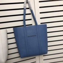 Balenciaga XS Tote Laethúil I Craiceann Gorm Gránna