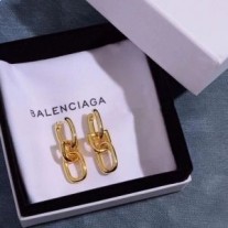 Balenciaga XXS Loop naušnice u zlatu