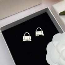 Balenciaga Torba Stud Naušnice u srebru