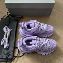Balenciaga Glow In The Dark Tenisice za stazu Unisex Mesh Ljubičasta