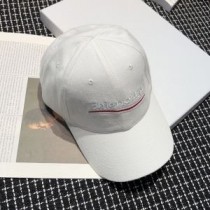 Balenciagina pamučna kapa za političku kampanju u bijeloj boji