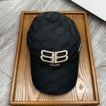 Balenciaga Allover BB Paris vezena kapa u crnoj boji