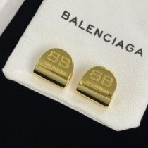 Balenciaga BB zlatne naušnice s nitnama