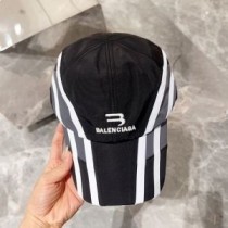 Balenciaga bejzbolska kapa s logotipom u najlonskoj crnoj/sivoj boji