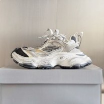 バレンシアガ カーゴ スニーカー ユニセックス マイクロファイバー&メッシュ ブラック
