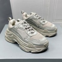 Tenisky Balenciaga Triple S Unisex Kožené And Mesh Beige