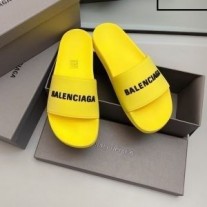 Balenciaga šmykľavky do bazéna Unisex Gumové žlté