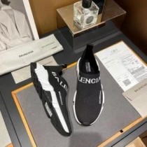Tenisky Balenciaga Speed Unisex Logo Low Knit čierna