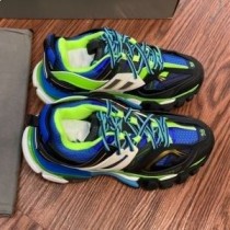 Tenisky Balenciaga Glow In The Dark Track Unisex Kožené And Mesh čierna/Lemon