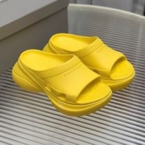 Balenciaga X Crocs Papuče ženy Rubber žltá