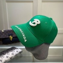 Bejzbalová čiapka Balenciaga Single B v zelenej farbe