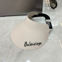 Štíty s logom Balenciaga v nylonovej béžovej farbe