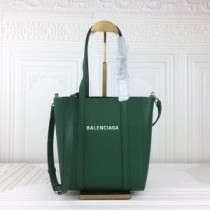 Balenciaga XXS každodenná kabelka v zelenej zrnitej teľacej koži