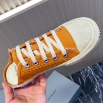 Unisex plátno Balenciaga Paris Muly hnedé