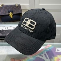 Balenciaga 올오버 BB 로고 자수 캡 블랙 색상