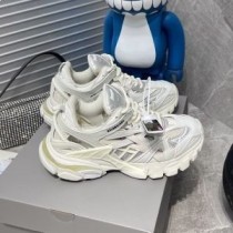 Balenciaga Track.2 Trampki unisex Siateczka Biała/Srebrna