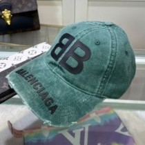 Czapka z daszkiem Balenciaga BB Logo w kolorze zielonym